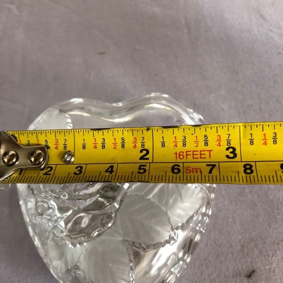 Crystal Vintage  heart  container - Picture 7 of 8